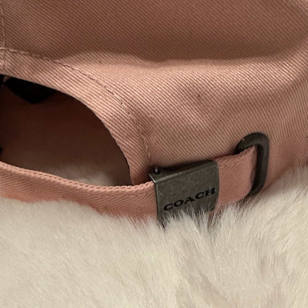 Coach Pink Baseball Cap View 4